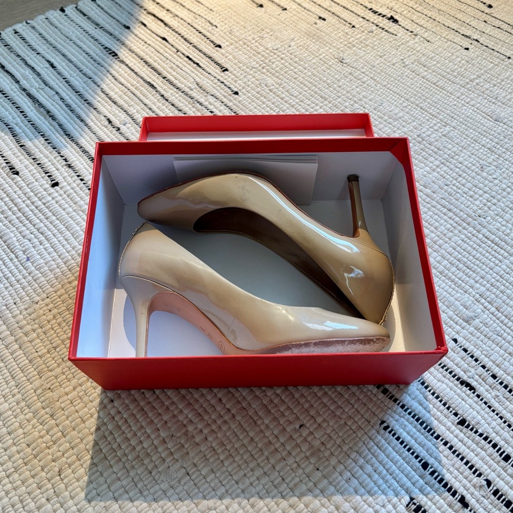 Coach Nala Patent Leather Pumps in Cappuccino - Picture 4 of 7